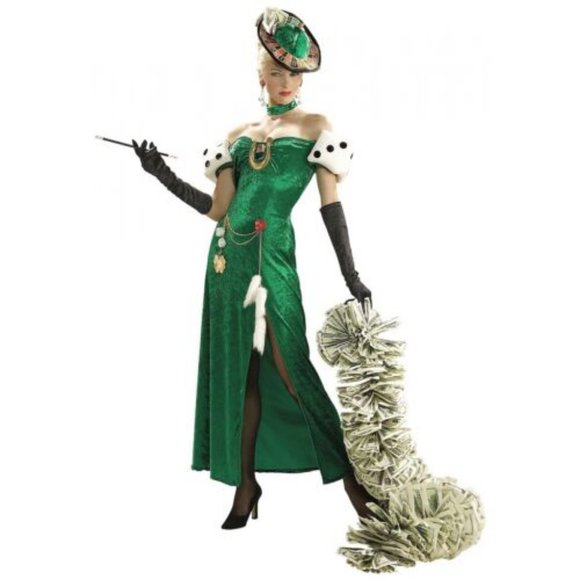Lady Luck Costume size - standard fits up to size 12